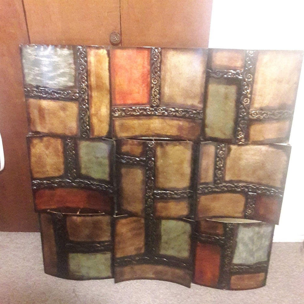 Large Multi color metal picture